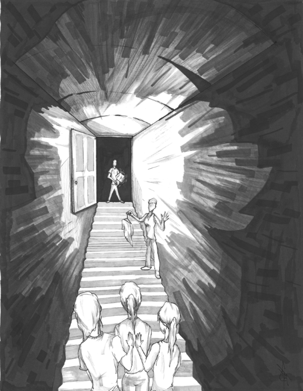 Lisa's mom comes for her things